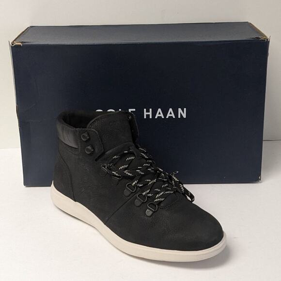Cole Haan Grand Plus Essex Hiker Boots, Black, Men\'s 7.5 M main image 8
